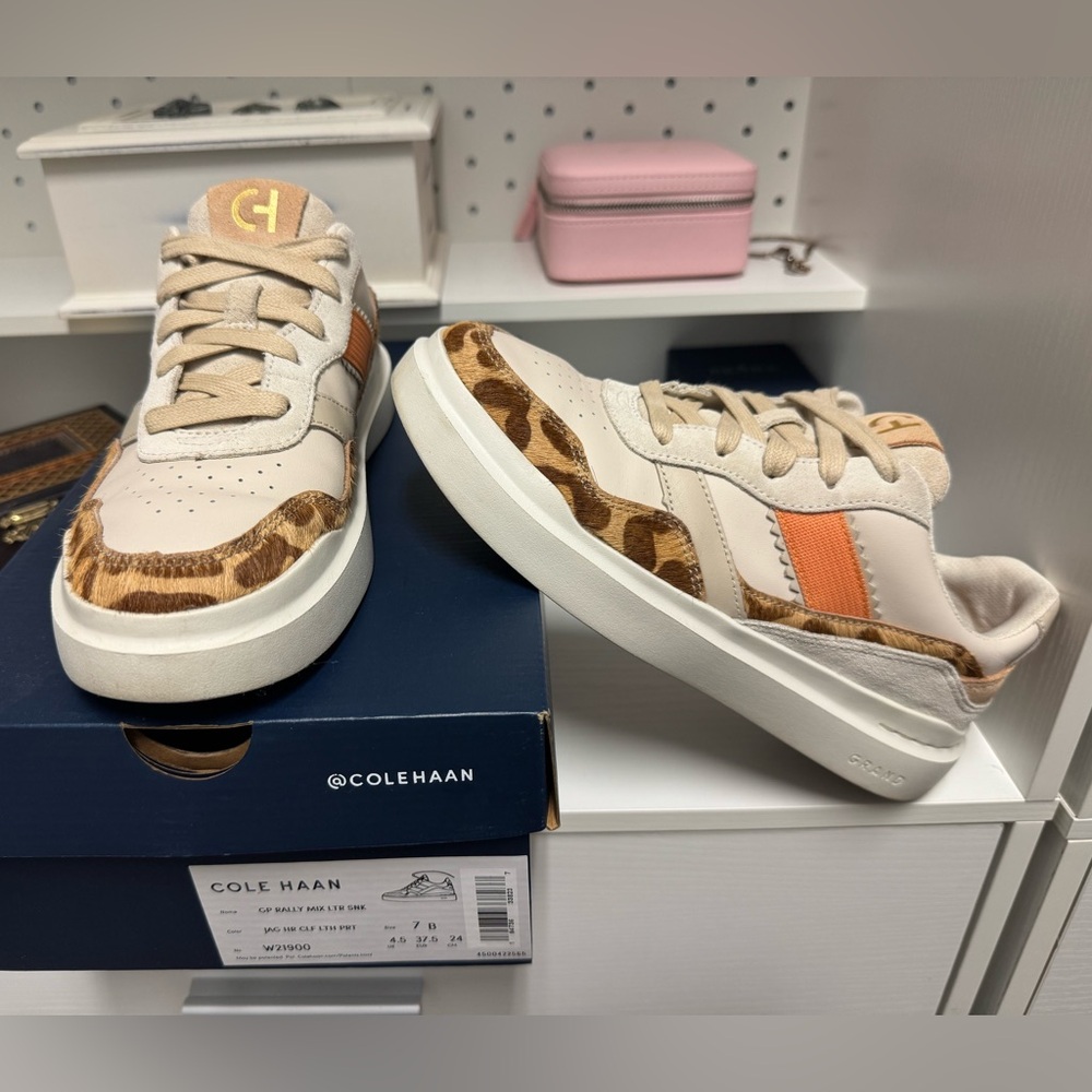Like new Cole Haan GrandPro Rally Mix Leather Sneakers size 7